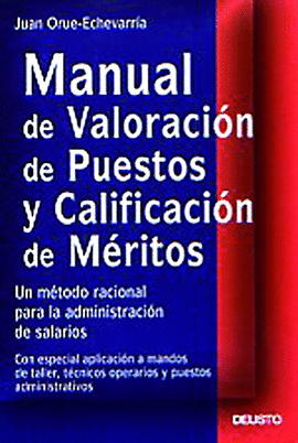 MANUAL DE VALORACION DE PUESTOS Y CALIFICACION DE MERITOS