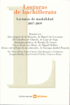 LECTURAS DE BACHILLERATO. LECTURAS DE MODALIDAD 2007-2009