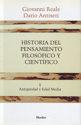 HISTORIA PENSAMIENTO FILOSOFICO Y CIENTIFICO I. (RUSTICA)