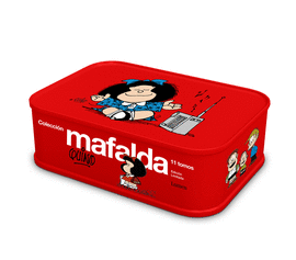 COLECCIN MAFALDA: 11 TOMOS EN UNA LATA (COLOR ROJO) (EDICIN LIMITADA)