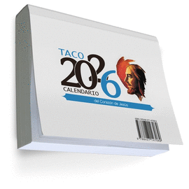 TACO 2026 CALENDARIO DEL CORAZON DE JESUS GRANDE CON IMN