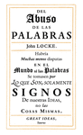 DEL ABUSO DE LAS PALABRAS (SERIE GREAT IDEAS)