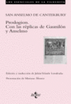 PROSLOGION,CON LAS REPLICAS DE GAUNILON Y ANSELMO