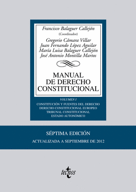 MANUAL DE DERECHO CONSTITUCIONAL