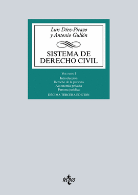 SISTEMA DE DERECHO CIVIL VOL.1