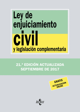 LEY DE ENJUICIAMIENTO CIVIL Y LEGISLACIN COMPLEMENTARIA