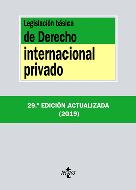 LEGISLACIN BSICA DE DERECHO INTERNACIONAL PRIVADO