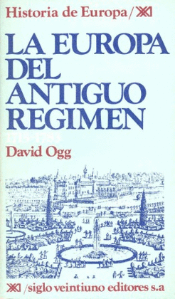 LA EUROPA DEL ANTIGUO REGIMEN 1715-1783