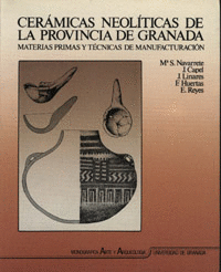 CERAMICAS NEOLITICAS DE LA PROVINCIA DE GRANADA