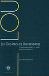LEY ORGANICA DE UNIVERSIDADES