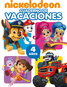 CUADERNO DE VACACIONES NICKELODEON. 4 AOS