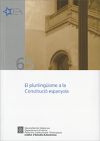 EL PLURILING�ISME A LA CONSTITUCI� ESPANYOLA. SEMINARI (BARCELONA