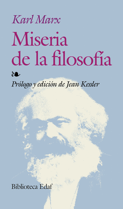 MISERIA DE LA FILOSOFIA -BIBLIOTECA EDAF 281