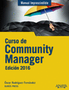 CURSO DE COMMUNITY MANAGER. EDICIN 2016