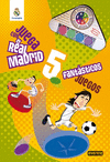 JUEGA CON EL REAL MADRID. 5 FANTASTICOS JUEGOS. LIBRO DE CARTON G