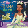 TIANA Y EL SAPO COLOREO CON PEGATINAS