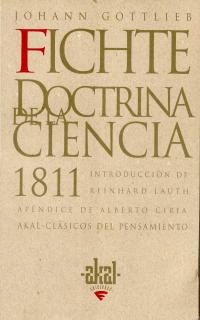 FICHTE DOCTRINA CIENCIA 1811