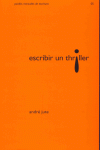 ESCRIBIR UN THRILLER