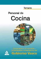 PERSONAL DE COCINA- TEMARIO