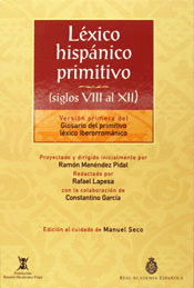 LEXICO HISPANICO PRIMITIVO (SIGLOS VIII AL XII)