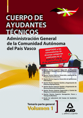 CUERPO DE AYUDANTES TECNICOS DE ADMINISTRACION GENERAL DE LA COMUNIDAD DEL PAIS VASCO