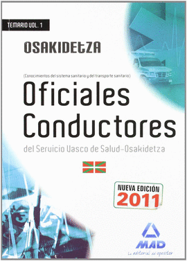 OFICIALES DE CONDUCTORES VOL I -OSAKIDETZA