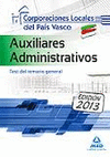 AUXILIARES ADMINISTRATIVOS DE CORPORACIONES LOCALES DEL PAS VASCO. TEST DEL TEM