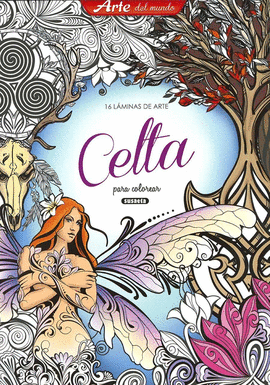 16 LAMINAS ARTE CELTA PARA COLOREAR