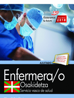 ENFERMERA/O. SERVICIO VASCO DE SALUD-OSAKIDETZA. TEMARIO. VOL.I