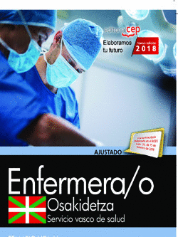 ENFERMERA/O. SERVICIO VASCO DE SALUD-OSAKIDETZA. TEMARIO. VOL.V