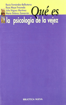 LA PSICOLOGIA DE LA VEJEZ
