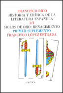 H. Y CRITICA DE LA LITERATURA ESPA�OLA-SIGLOS DE ORO 2/1