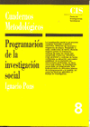 PROGRAMACION DE LA INVESTIGACION SOCIAL