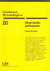 OBSERVACION PARTICIPANTE.CUADERNOS METODOLOGICOS 20