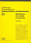 METODOLOGIA DEL ANALISIS COMPARATIVO 21