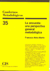 CUADERNOS METODOLOGICOS N 35 - LA ENCUESTA