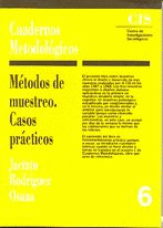 METODOS DE MUESTREO CASOS PRACTICOS.CUADERNOS METODOLOGICOS 006