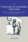 CUESTIONES DE ACTUALIDAD 1993-1994