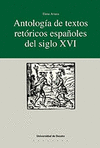 ANTOLOGIA DE TEXTOS RETORICOS ESPAOLES SIGLO XVI