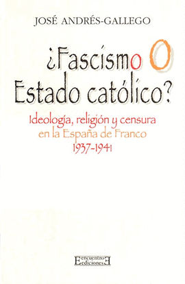 +FASCISMO O ESTADO CATOLICO?