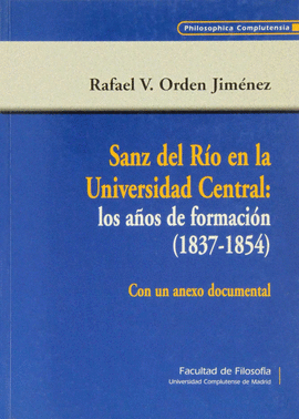 SANZ DEL RIO EN LA UNIVERSIDAD CENTRAL