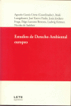 ESTUDIOS DE DERECHO AMBIENTAL EUROPA
