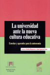 LA UNIVERSIDAD ANTE LA NUEVA CULTURA EDUCATIVA