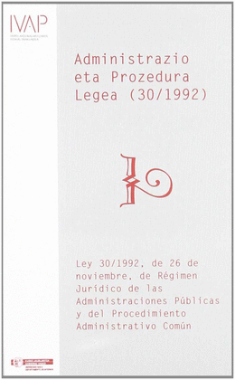 ADMINISTRAZIO ETA PROZEDURA LEGEA (30/1992)