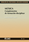 MUSICA. COMPLEMENTOS DE FORMACION DISCIPLINAR