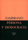 PERSONA Y DEMOCRACIA. LA HISTORIA SACRIFICIAL