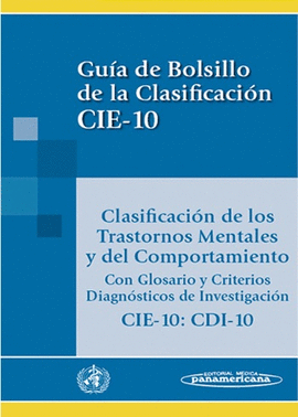 CIE-10. GUIA DE BOLSILLO DE LA CLASIFICACION