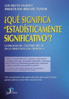 +QUE SIGNIFICA ESTADISTICAMENTE SIGNIFICATIVO?