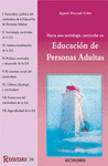 EDUCACION DE PERSONAS ADULTAS