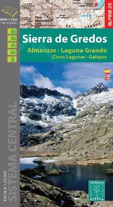 SIERRA DE GREDOS MAPA GUIA 1-25,000